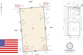 design autocad survey conversion, land survey cad, survey drafting, topo map cad