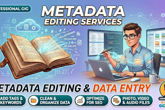 professionally edit metadata for images, videos, audio files and forensic audio