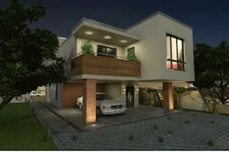 do 3d model house 3d exterior home, interior design 3d architectural rendering