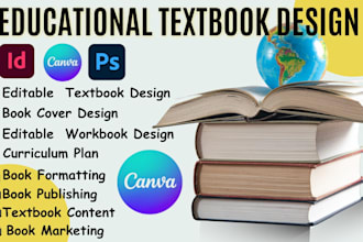 design and format educational textbook, workbook and KDP book layout