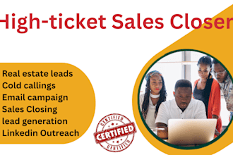 high ticket sales closer remote sales closing b2b sales rep salesperson