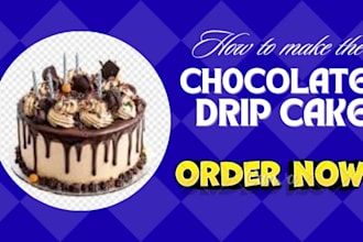 write delicious cake recipes for you