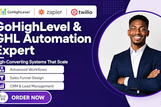 be your gohighlevel expert for ghl automation, sales funnels, and CRM setup