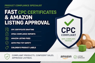 provide cpsia compliant cpc certificate