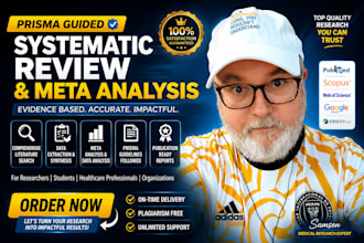 conduct prisma systematic review, meta analysis, and medical research writing