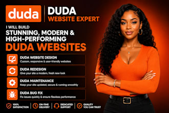 build duda website design duda redesign duda maintenance and duda bug fix