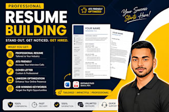 build a professional ats friendly resume and CV