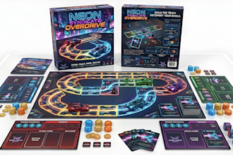 design custom card game, tcg, board game assets, card game design board game