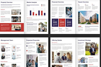 design real estate investor market analysis om property investment ROI booklet