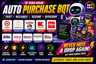 do auto shopping bot pokemon bot auto purchase bot walmart bot target bot