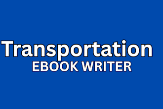 write an ebook for transportation