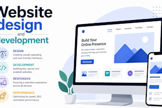 design a website tailored to your requirements
