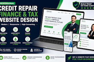 design credit repair website, credit repair safety website finance tax website