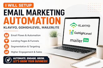 setup klaviyo email marketing, klaviyo flows, email campaign, klaviyo marketing