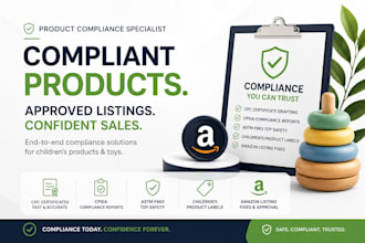 provide cpsia compliant cpc certificate for amazon toy and kids products for USA