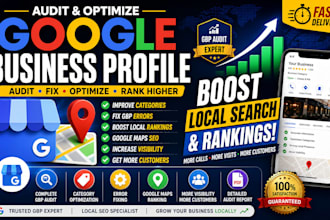 audit google business profile improve categories fix errors boost local search