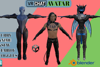 vrchat avatar vtuber character vrc avatar furry avatar nsfw avatar vr character