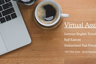 be your reliable german speaking virtual assistant for admin tasks and more