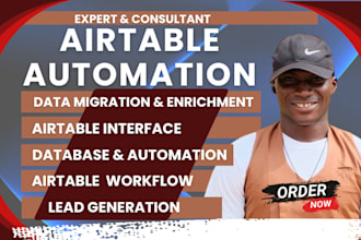 setup airtable crm automation database, n8n ai, softr webapp expert, clay com