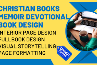 design book cover christian daily devotional memoir ministry religious church