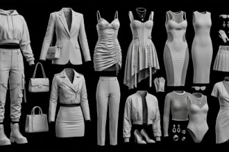 design rig texture 3d second life mesh garment fivem gang custom clothing
