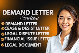 prepare legal document about child support, settlement,  divorce and dispute