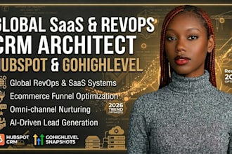 setup ecommerce saas CRM gohighlevel hubspot automation lead generation funnel