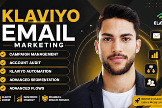 do klaviyo shopify email flows, automation email marketing , campaigns setup