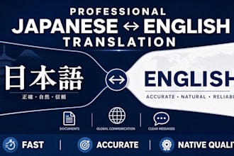 we accept japanese translation