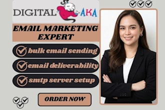 setup digitalaka bulk email sending digitalaka deliverability
