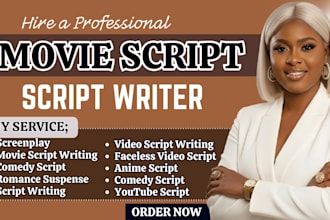 do movie script screenplay screenwriting comedy script anime script drama series