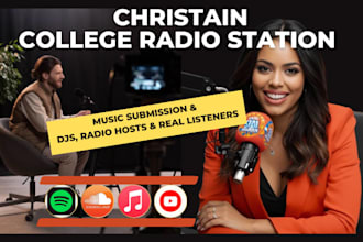 promote and send your music to 5500 active college radio and online dj station
