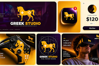 design a custom business logo, brand style guide, and corporate brand identity