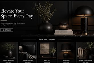 design home decor shopify store furniture shopify store home decor website
