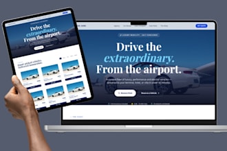 design car rental website, auto rental, luxury car hire, car booking website