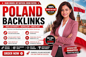 build high da poland backlinks and dofollow polish SEO link building