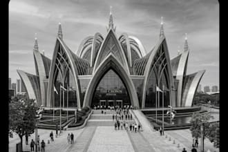 provide services as an architectural and 3d rendering