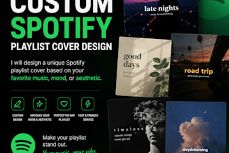 design a custom spotify playlist cover