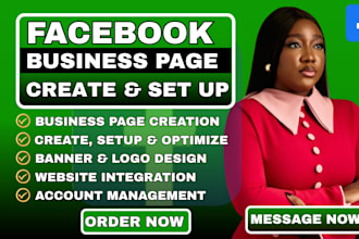 create and set up facebook business page social media account business page