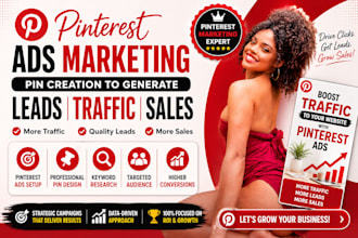 set up pinterest ads marketing pin creation to generate leads traffic sales