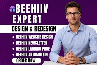 design beehive landing page setup beehiiv newsletter design beehiiv website