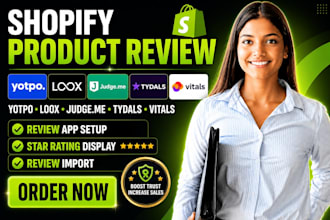 do shopify product review yotpo loox judge me tydals vitual product review app
