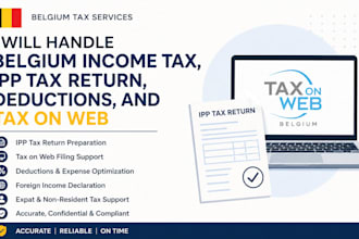 handle belgium income tax, ipp tax return, tax deductions, and tax on web
