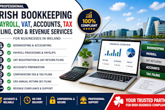 do irish bookkeeping payroll vat accounts tax filling cro and revenue services