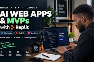 build fix ai web apps and mvps with replit