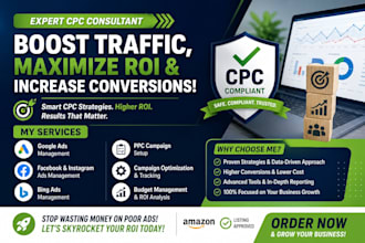 be your CPC consultant for high ROI paid advertising campaigns