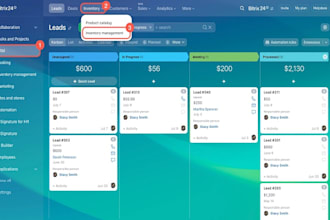 setup cloud bitrix24, CRM integration workflow bitrix24 automation crm system