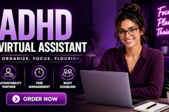 be your adhd virtual assistance adhd life coach accountability coach body double