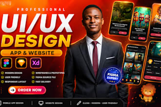 do mobile UI UX design, mobile app or website ui ux design