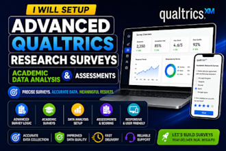 setup advanced qualtrics research surveys academic data analysis and assessments